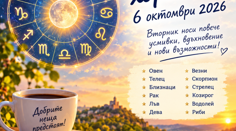 Хороскоп 6 октомври